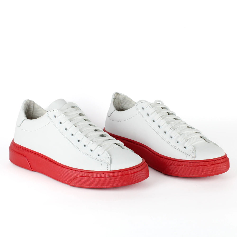 Sneakers Londra in Pelle Bianca