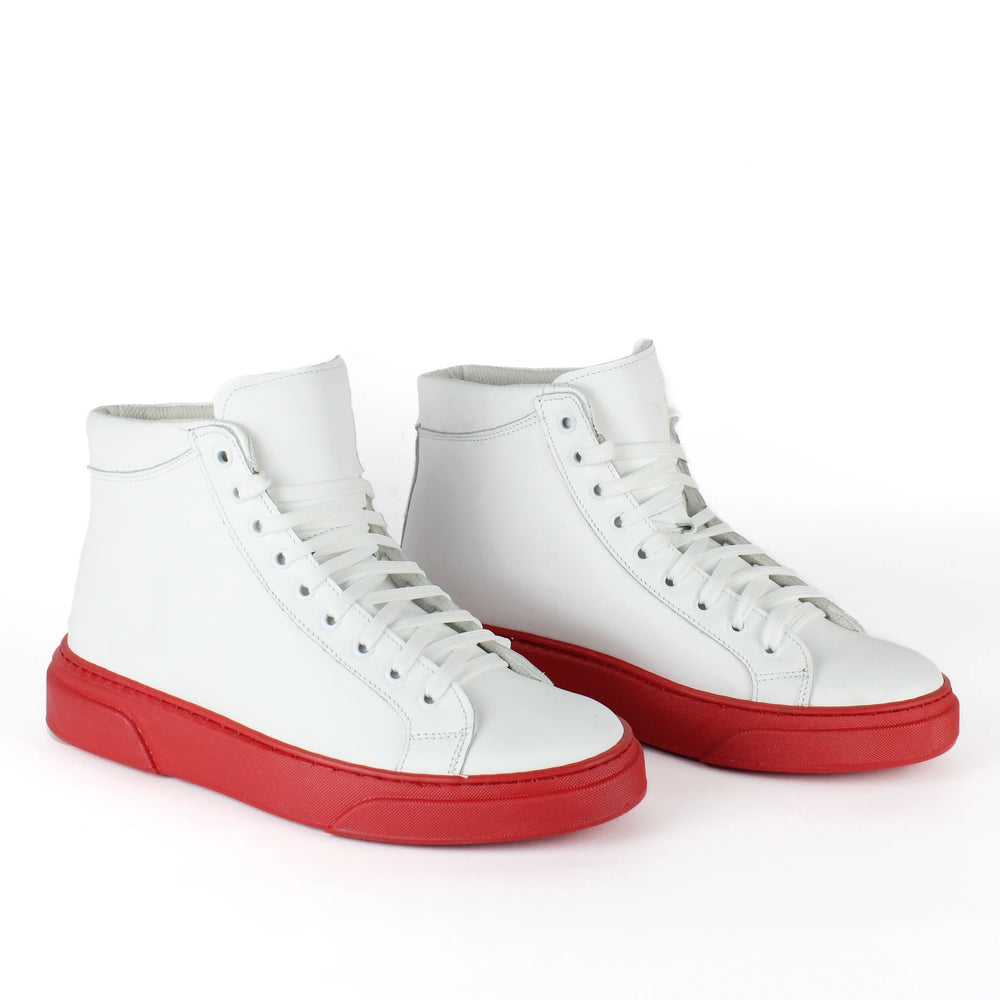 Sneakers 170 in Pelle Bianca