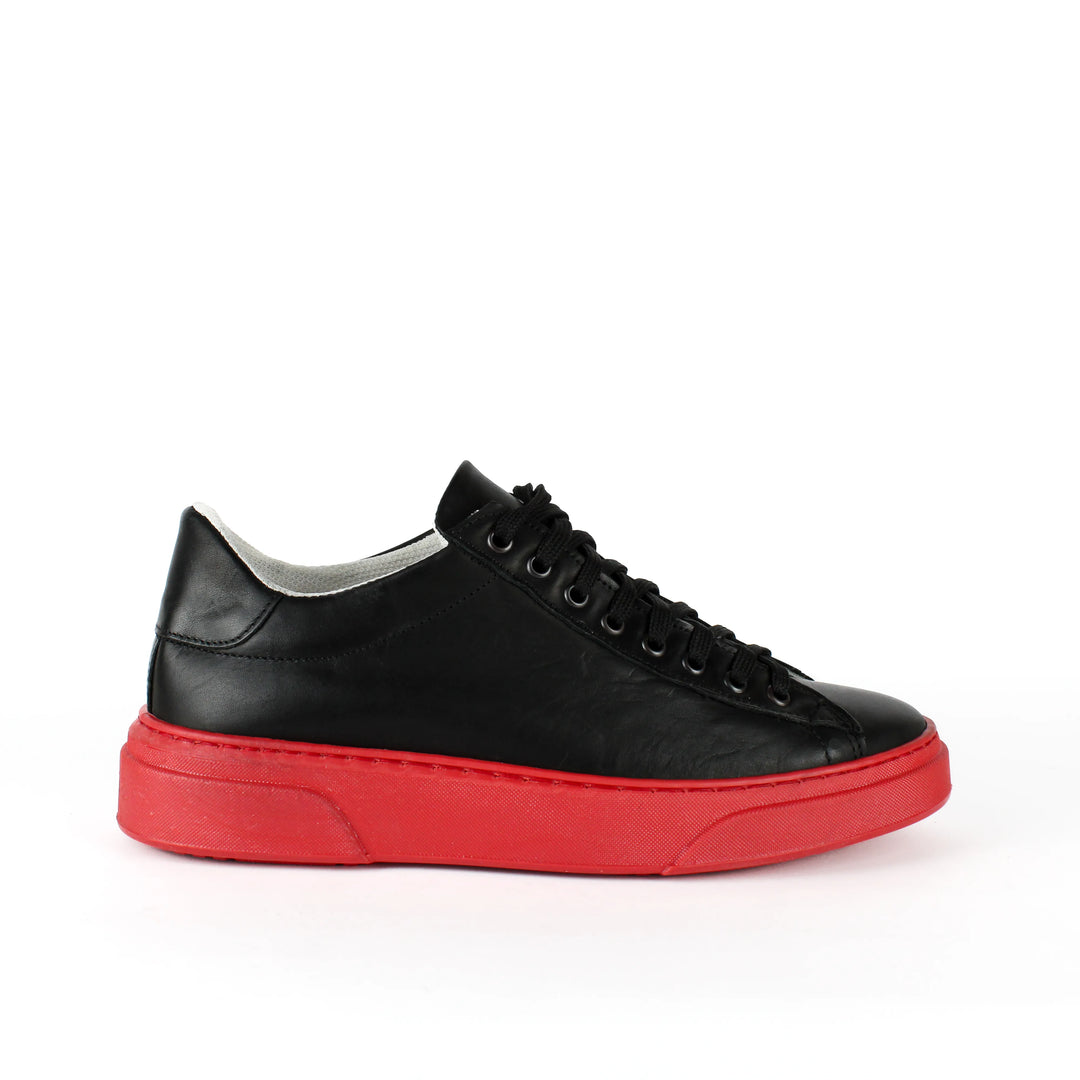 Sneakers Londra in Pelle Nera