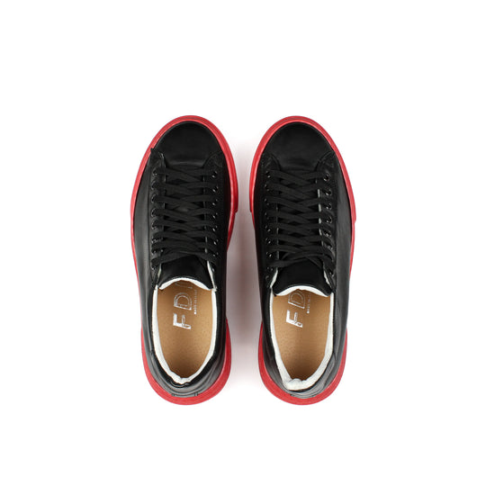 Sneakers Londra in Pelle Nera