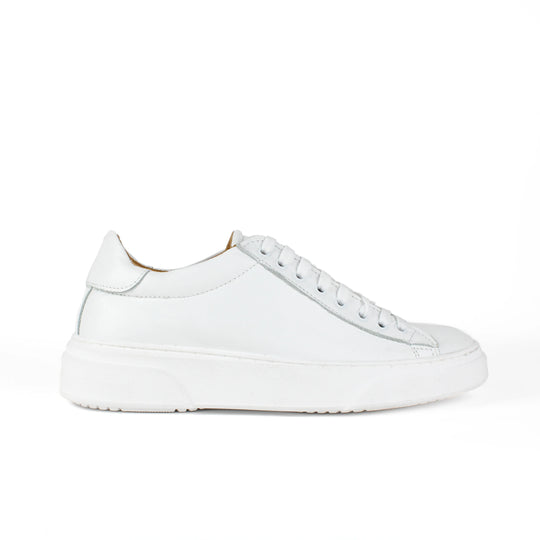 Sneakers Londra in Pelle Bianca