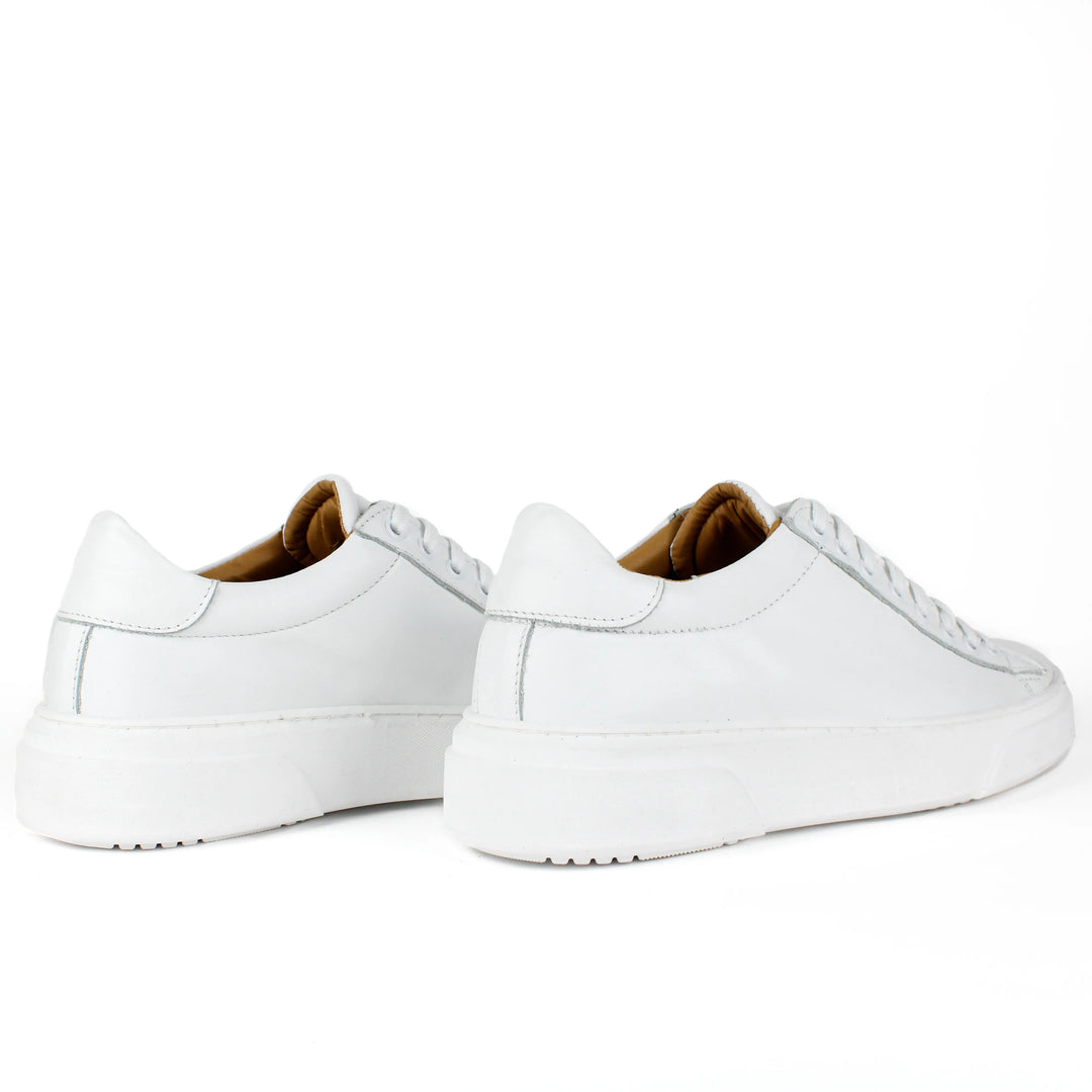 Sneakers Londra in Pelle Bianca