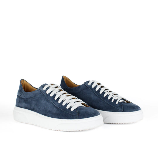 Sneakers Londra in Camoscio Jeans