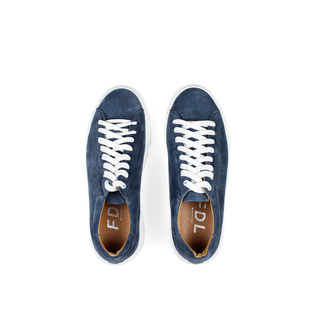 Sneakers Londra in Camoscio Jeans