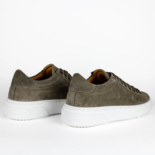 Sneakers Londra in Camoscio Taupe