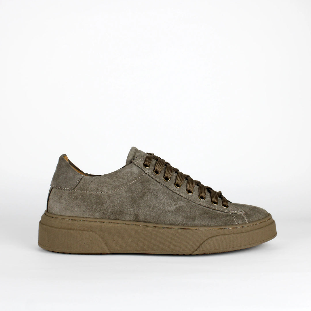 Sneakers Londra in Camoscio Taupe