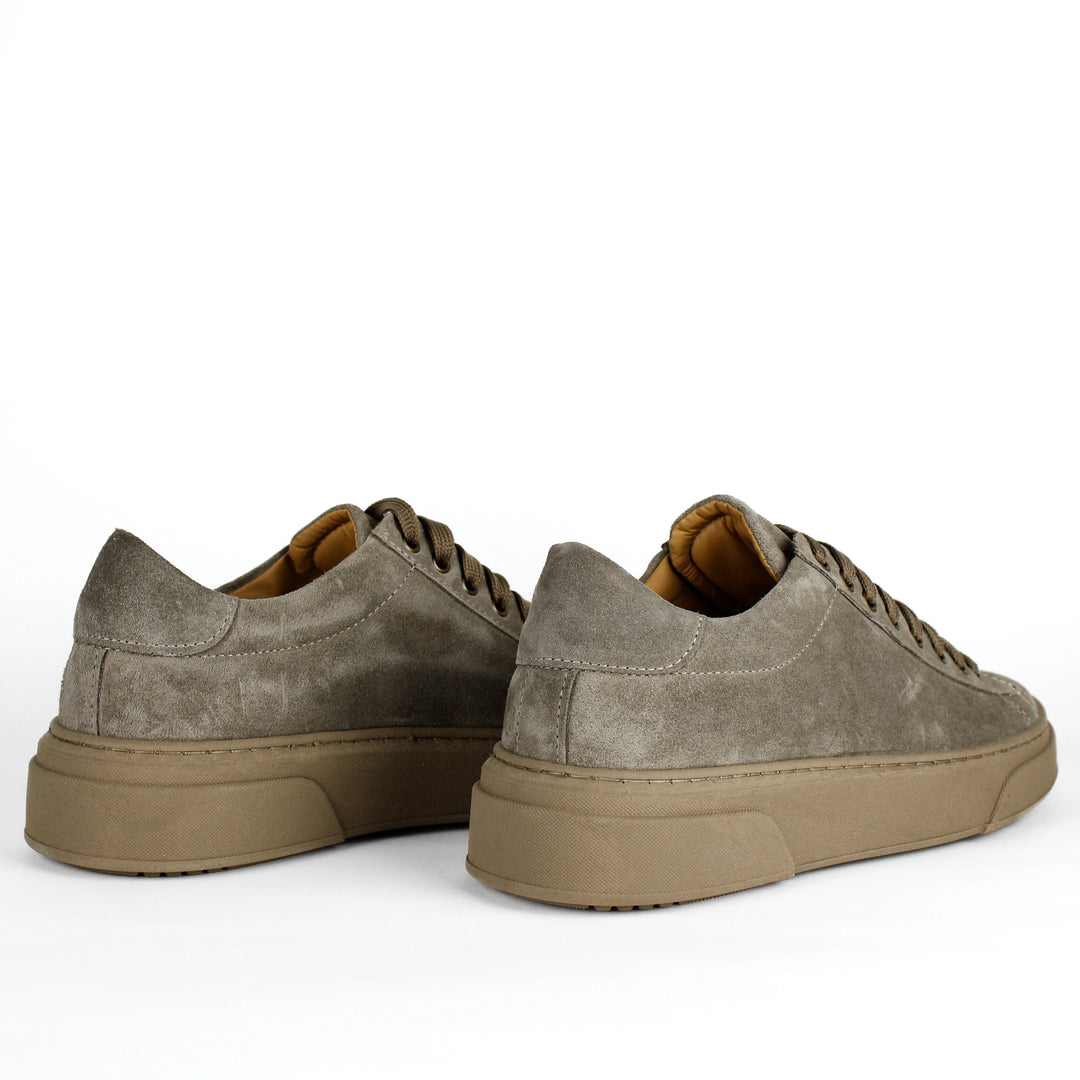 Sneakers Londra in Camoscio Taupe