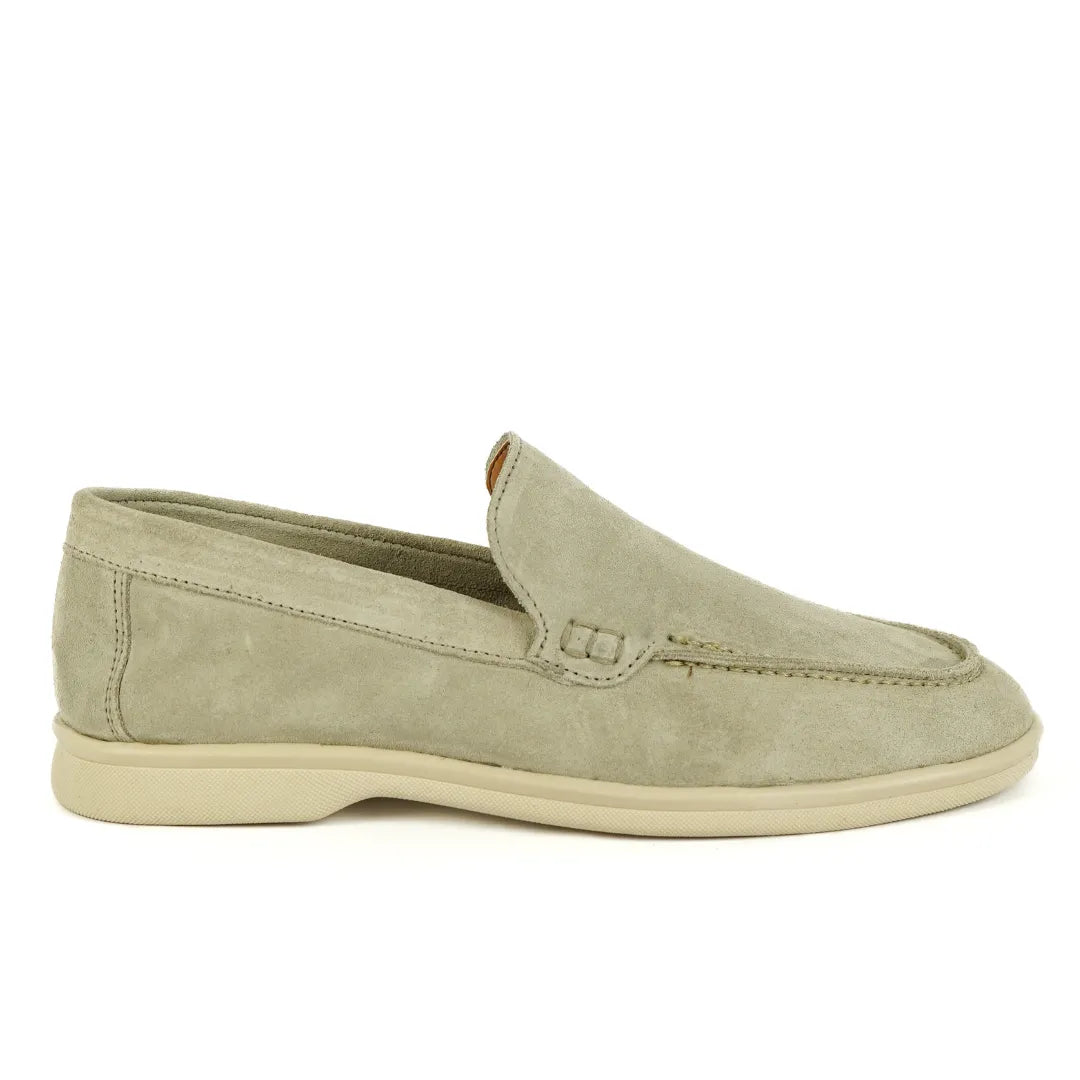 Mocassini Portofino in Camoscio Beige