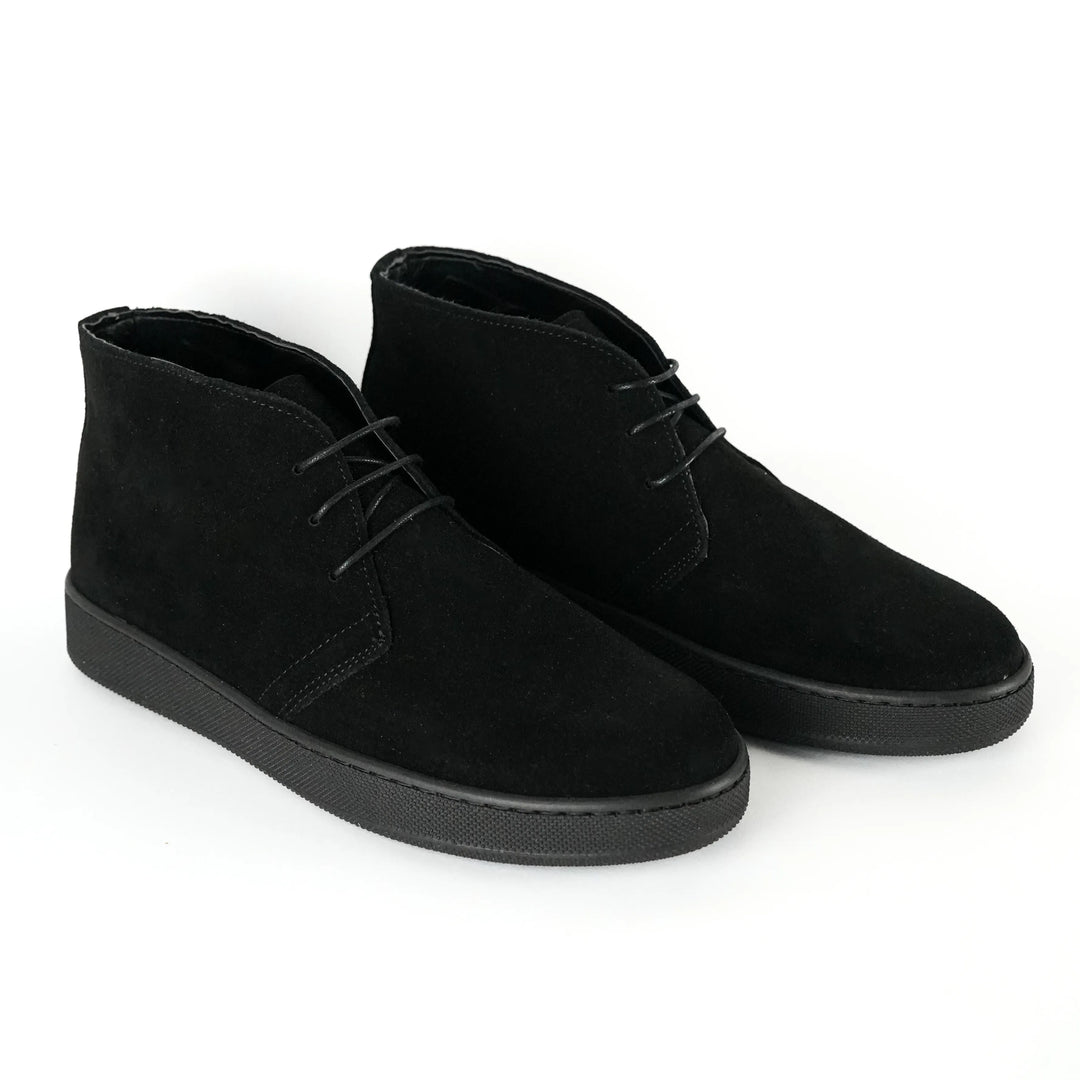 Polacchine Dante in Camoscio Nero
