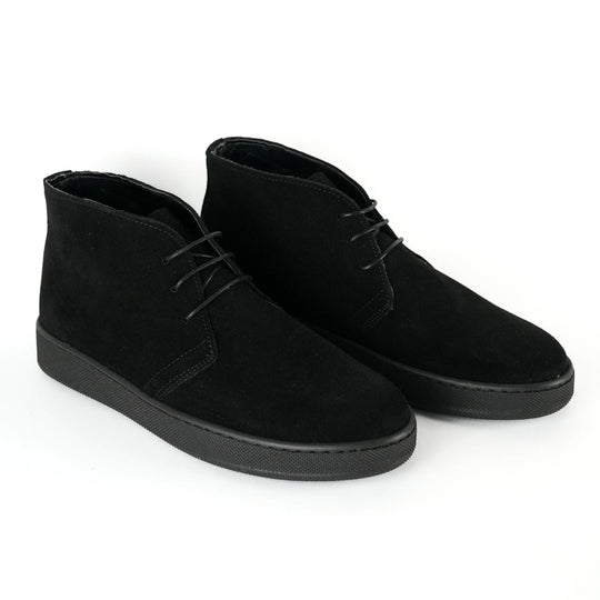 Polacchine Dante in Camoscio Nero