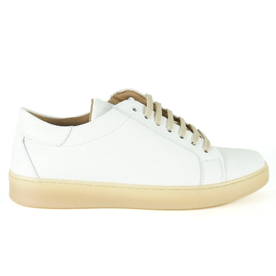 Sneakers Berlino in Pelle Bianca