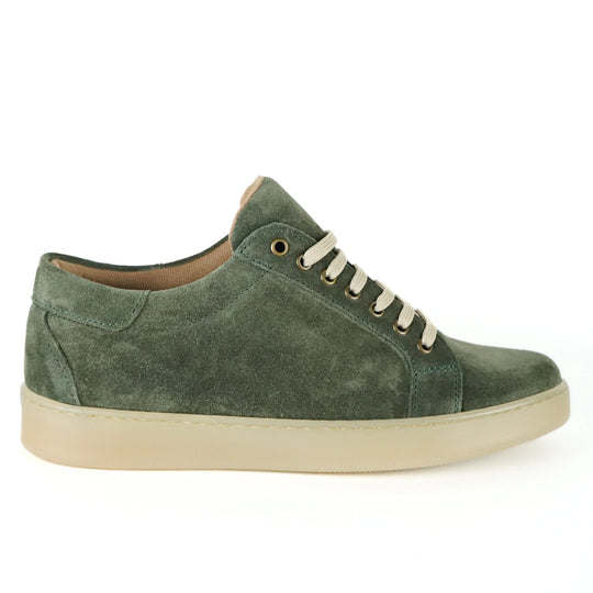 Sneakers Berlino in Camoscio Verde