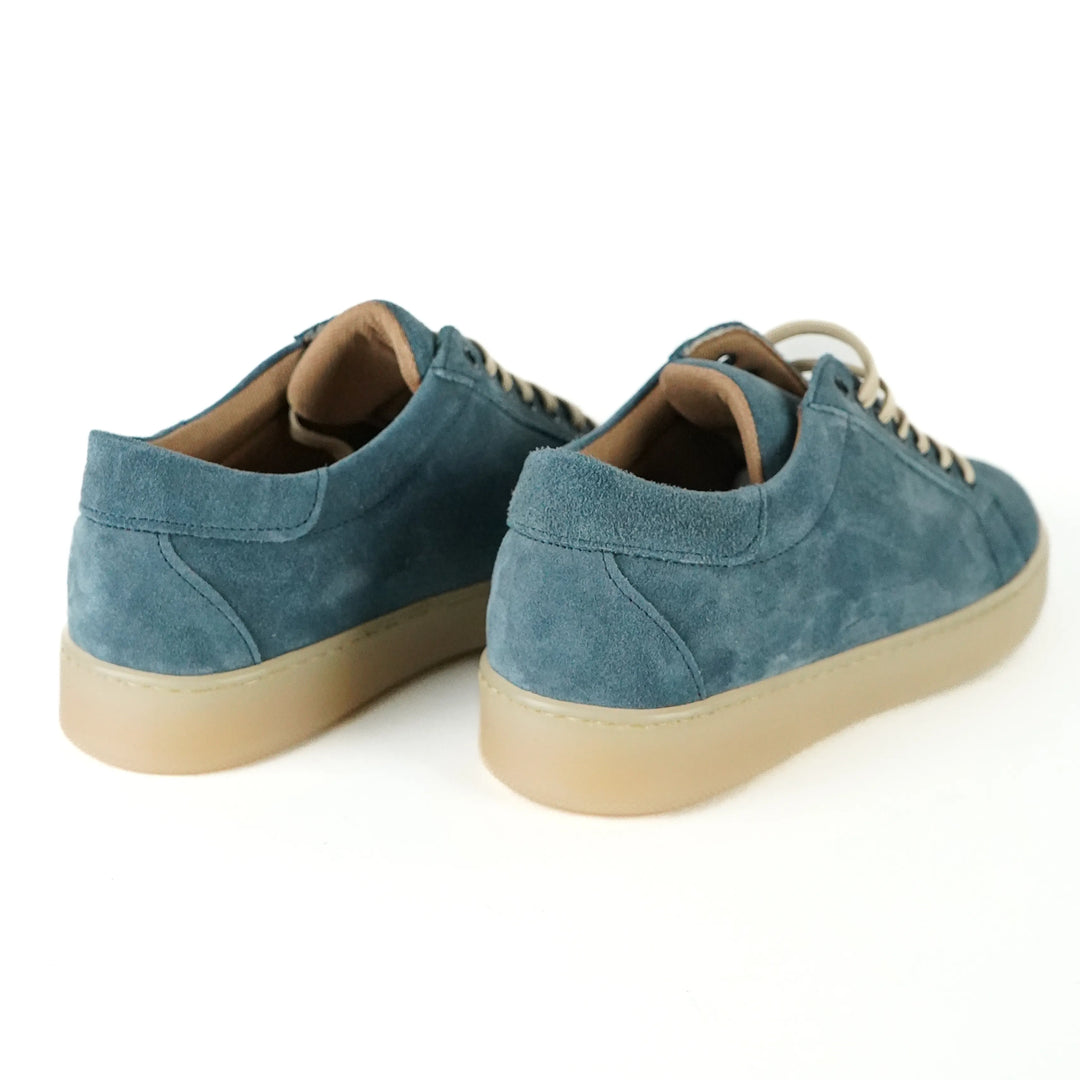 Sneakers Berlino in Camoscio Azzurro