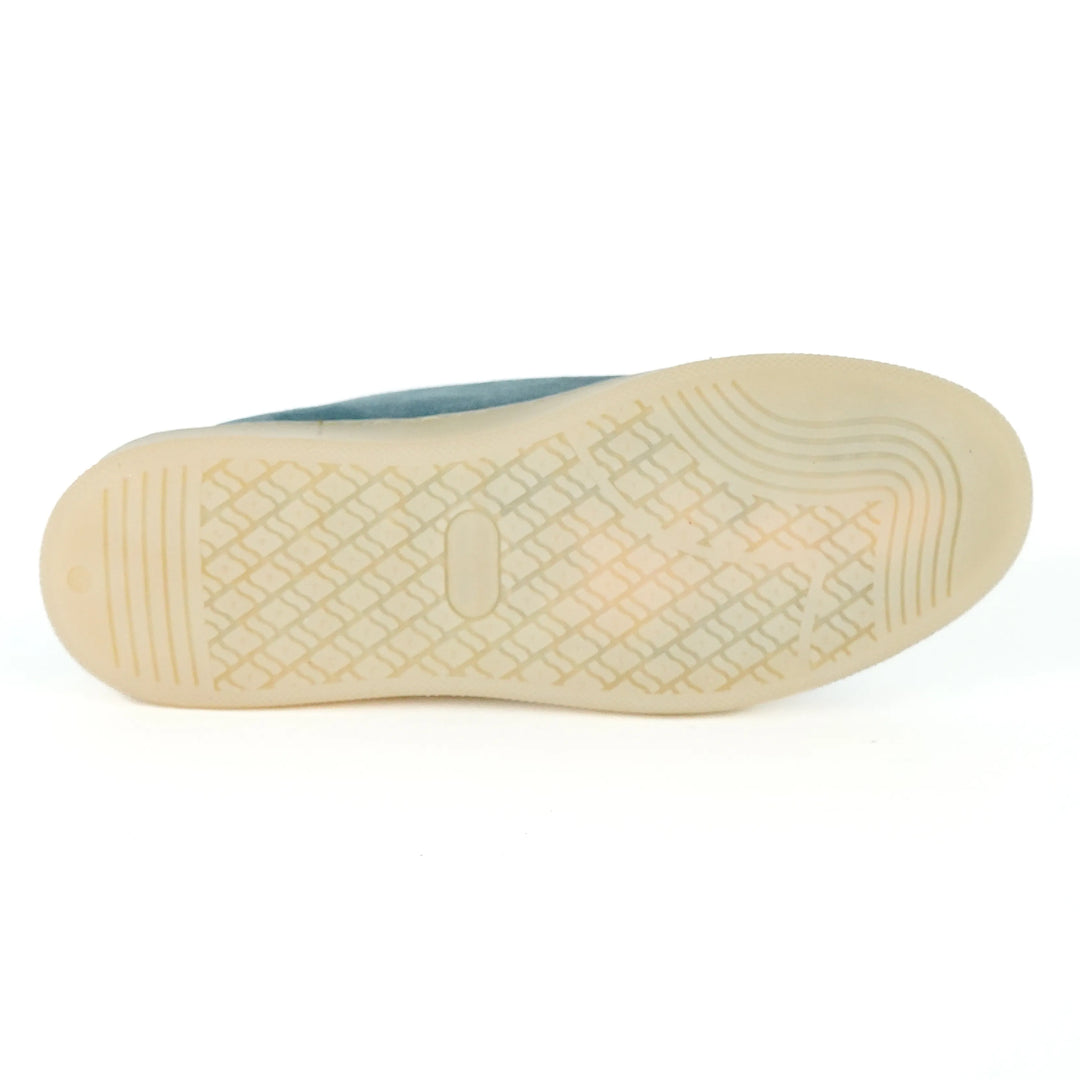 Sneakers Berlino in Camoscio Azzurro