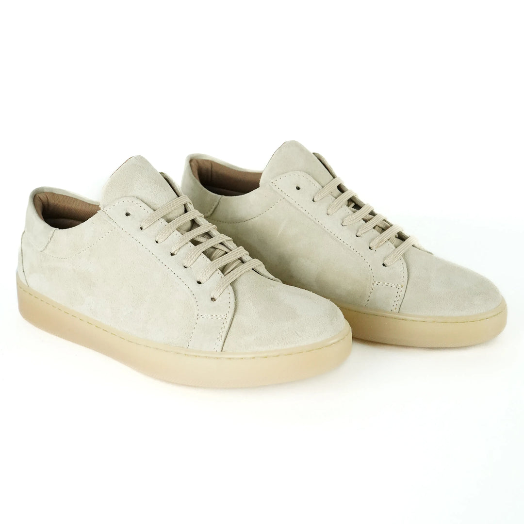 Sneakers Berlino in Camoscio Beige
