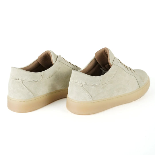 Sneakers Berlino in Camoscio Beige