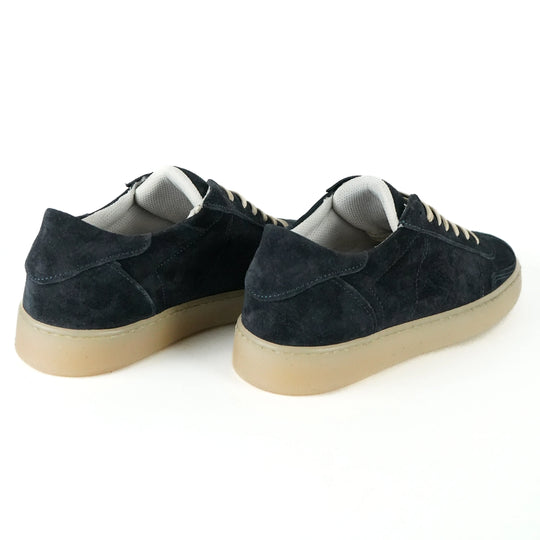 Sneakers Monaco in Camoscio Blu Notte