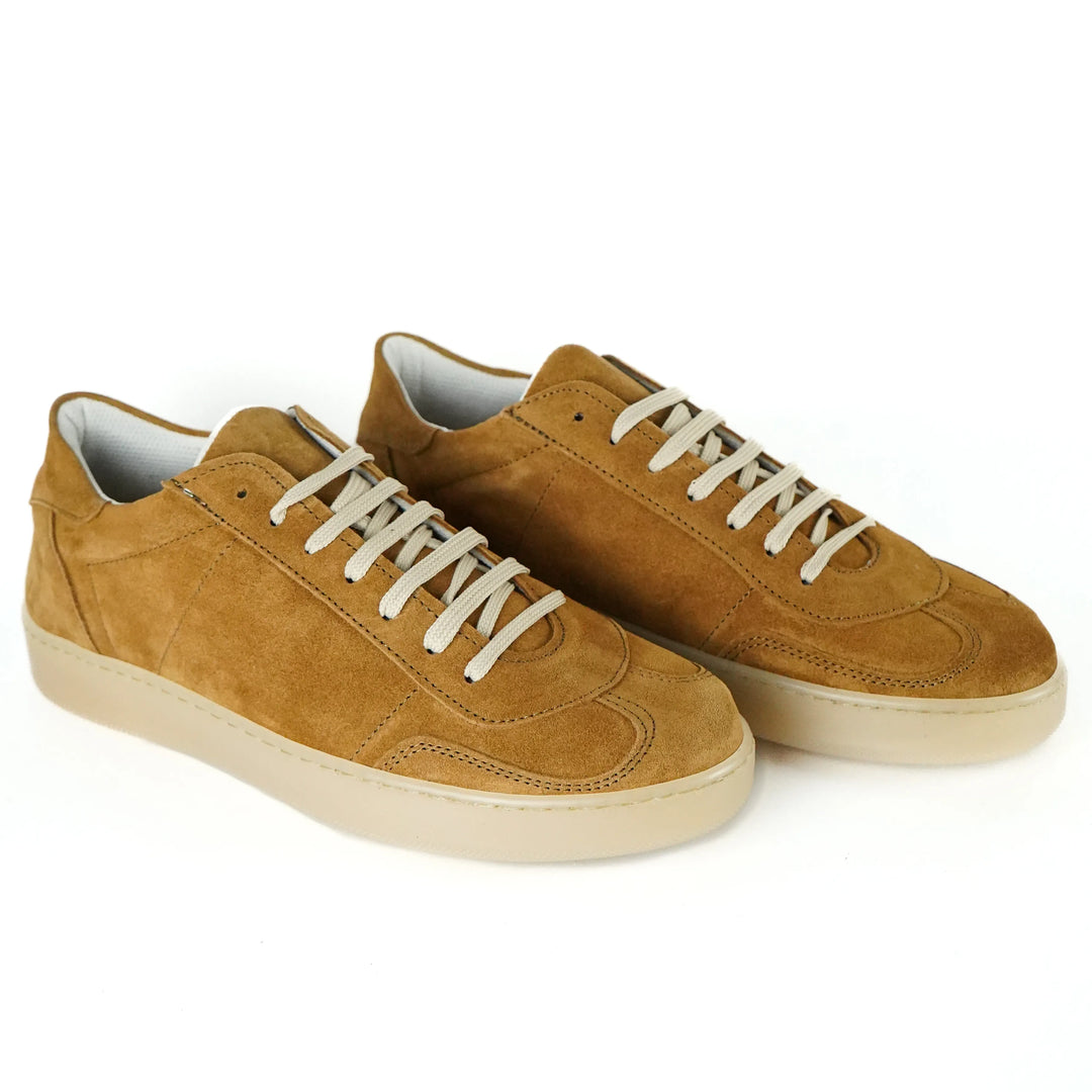 Sneakers Monaco in Camoscio Cuoio