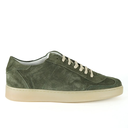 Sneakers Monaco in Camoscio Verde