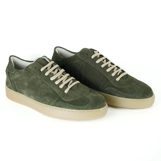 Sneakers Monaco in Camoscio Verde