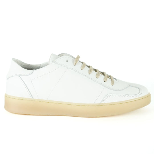 Sneakers Monaco in Pelle Bianca