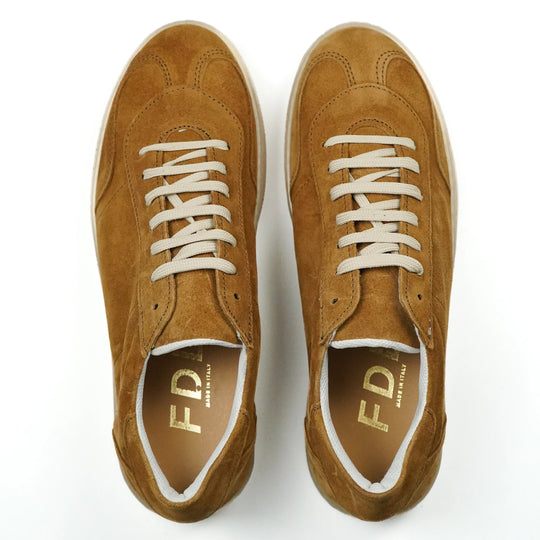 Sneakers Monaco in Camoscio Cuoio