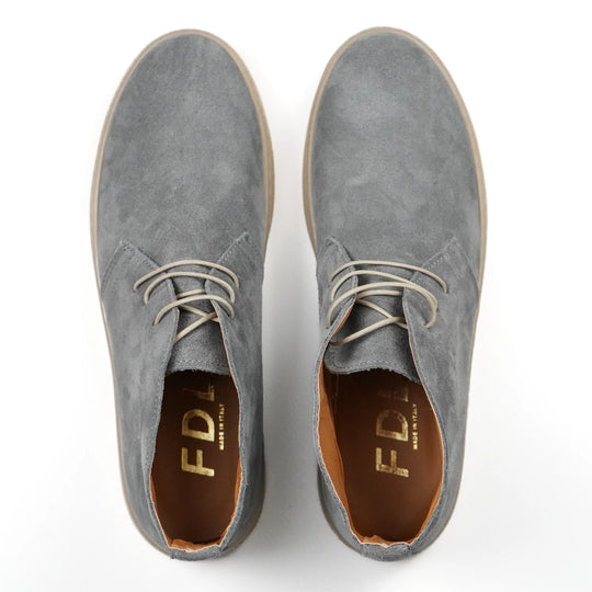 Polacchine Dante 2.0 in Camoscio Grigio