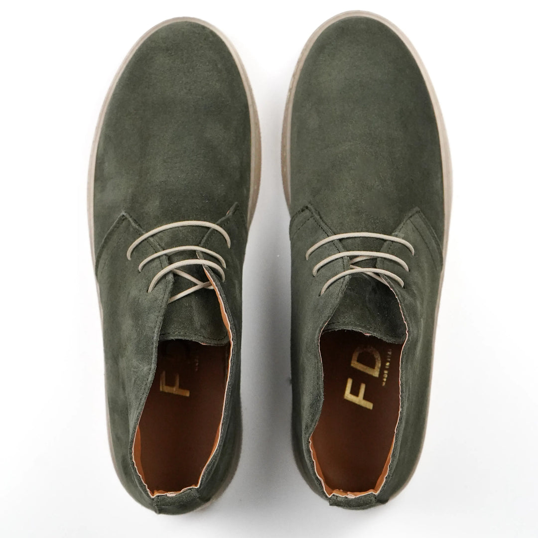 Polacchine Dante 2.0 in Camoscio Verde