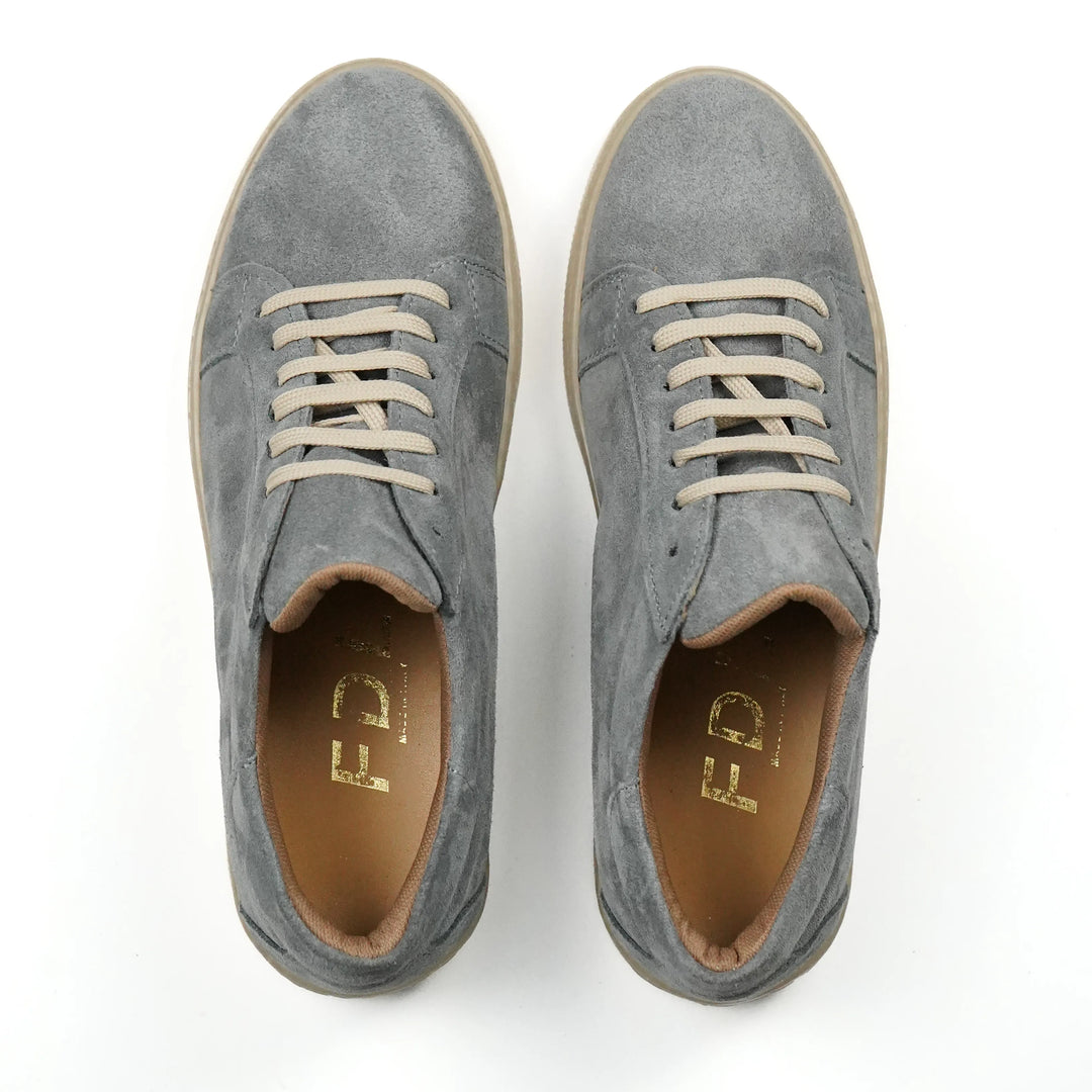 Sneakers Berlino in Camoscio Grigio