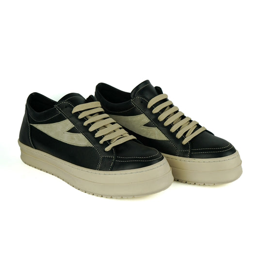 Sneakers Los Angeles in Pelle Nera