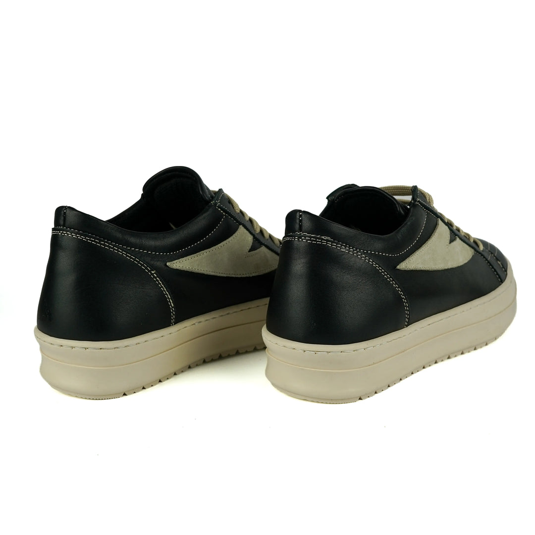 Sneakers Los Angeles in Pelle Nera