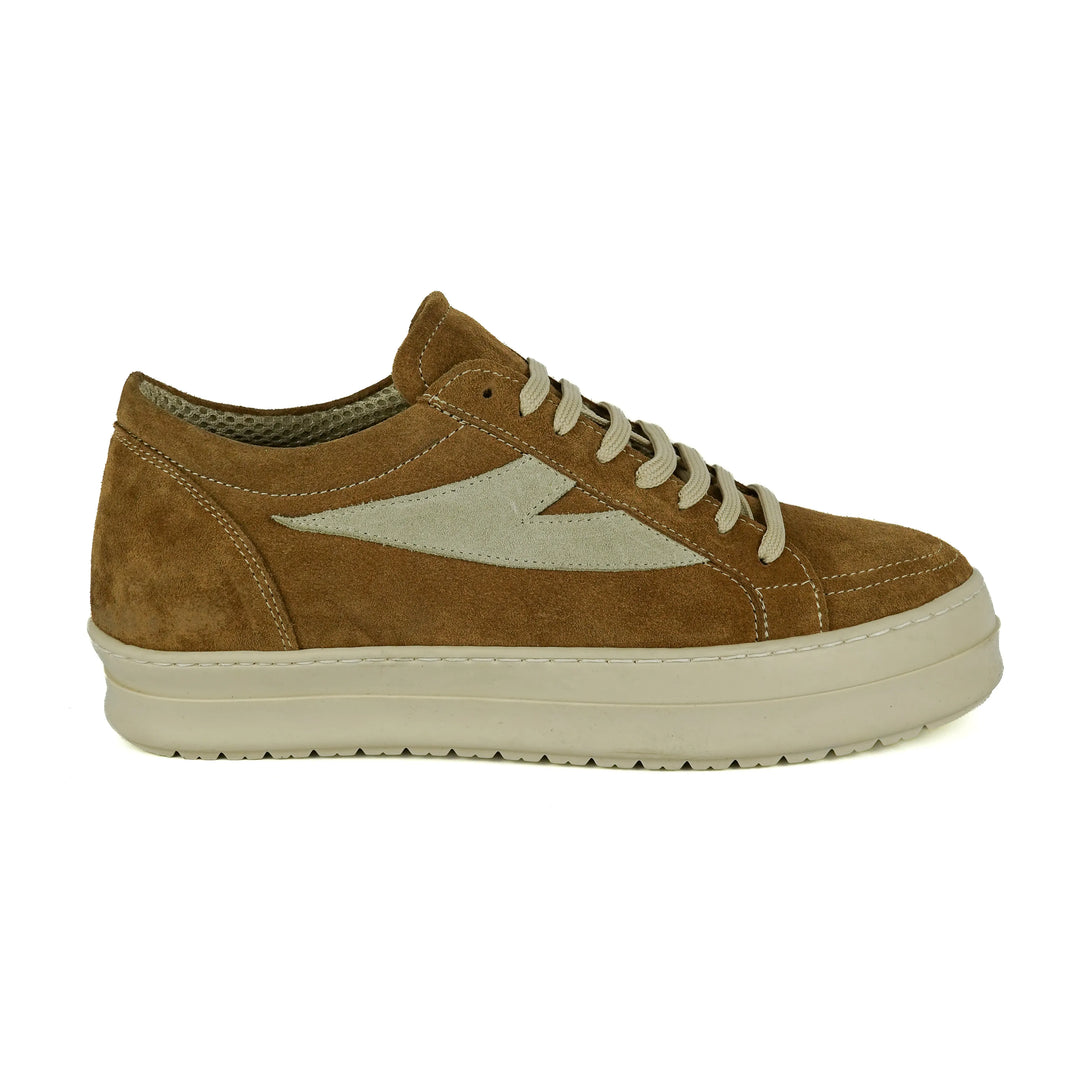 Sneakers Los Angeles in Camoscio Cuoio