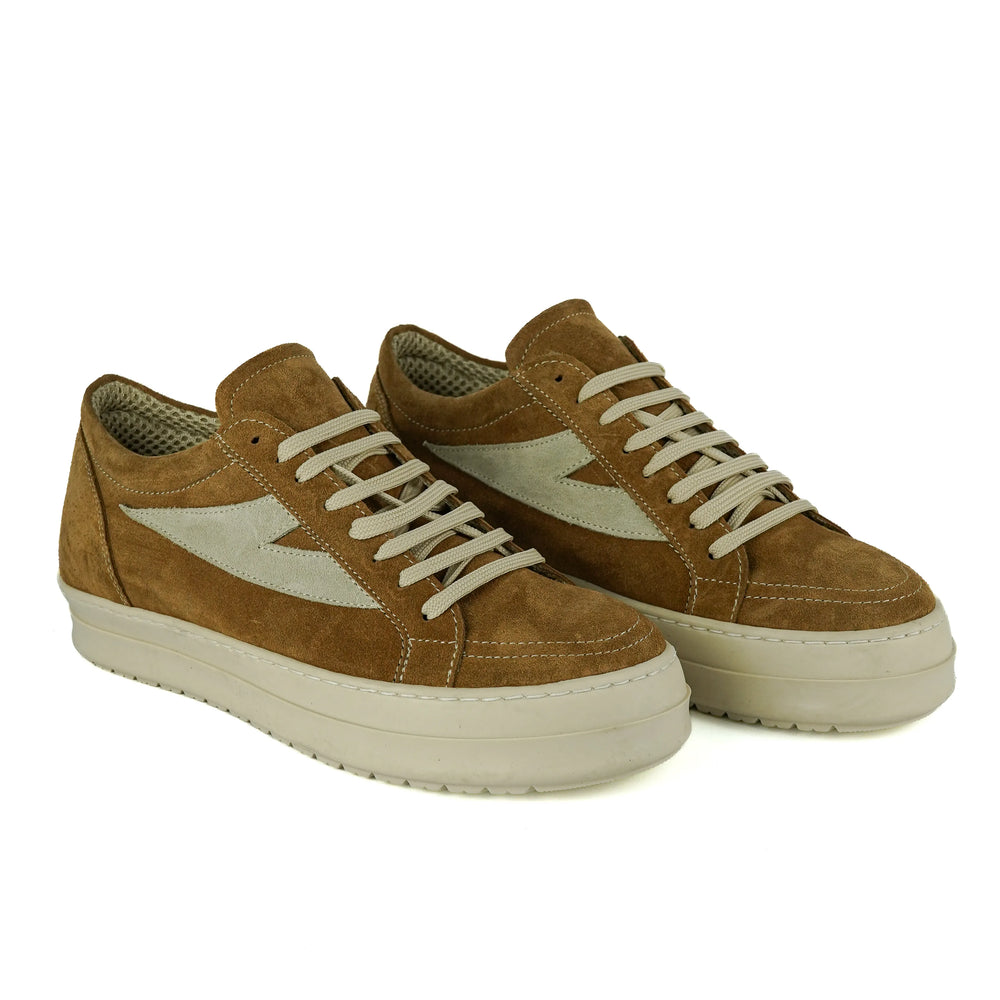 Sneakers Los Angeles in Camoscio Cuoio