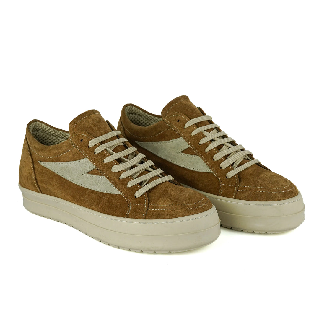 Sneakers Los Angeles in Camoscio Cuoio
