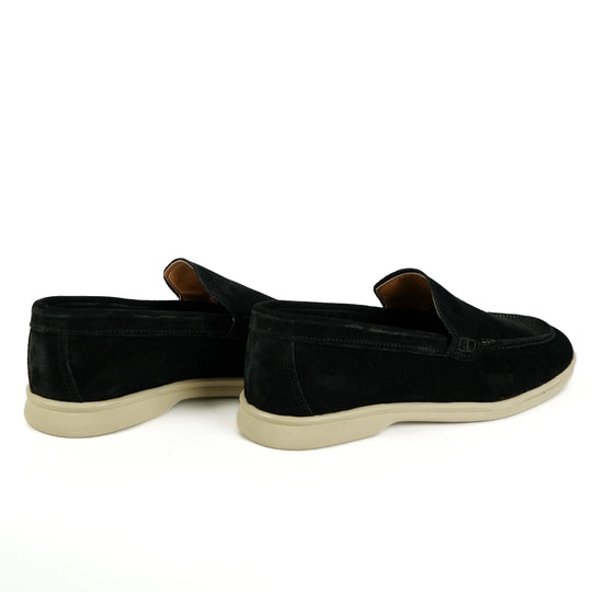 Mocassini Portofino in Camoscio Nero