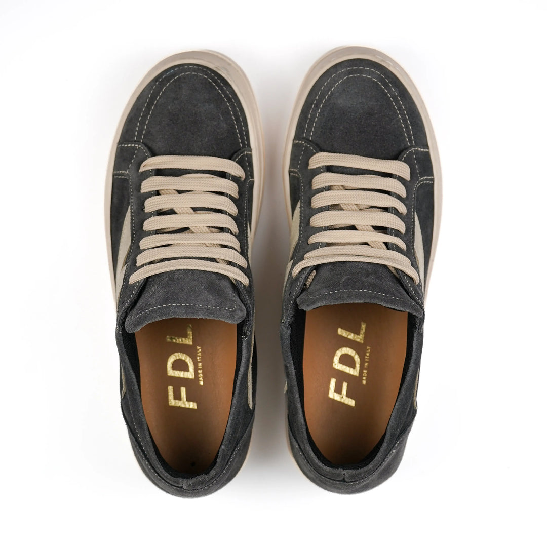 Sneakers Los Angeles in Camoscio Grigio