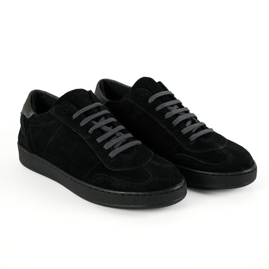 Sneakers Monaco 2.0 in Camoscio Nero