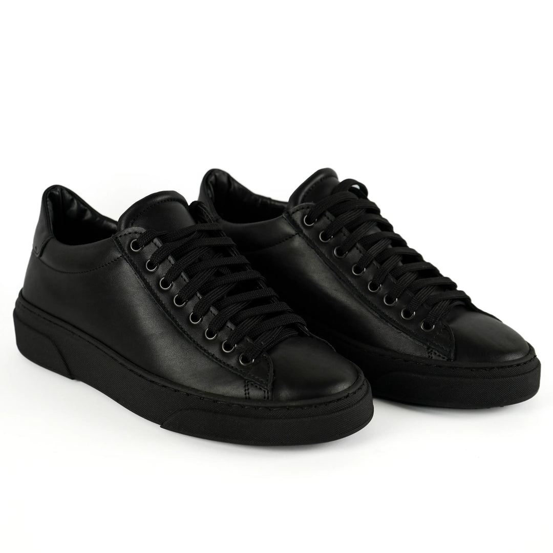 Sneakers Londra in Pelle Nera