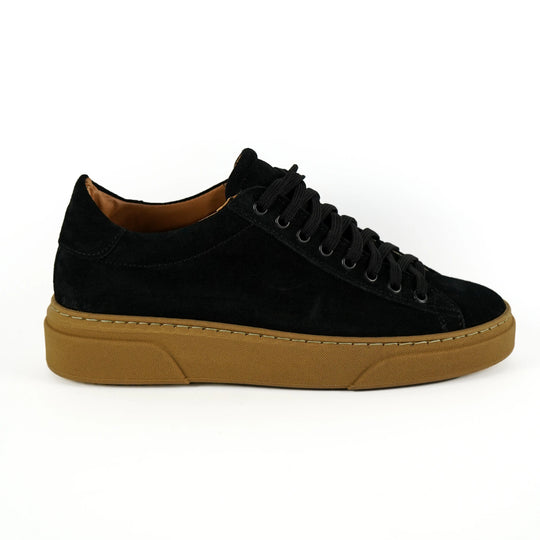 Sneakers Londra in Camoscio Nero