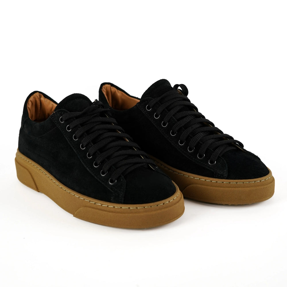 Sneakers Londra in Camoscio Nero