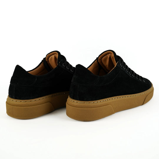 Sneakers Londra in Camoscio Nero