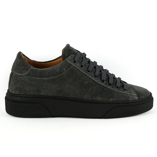 Sneakers Londra in Camoscio Grigio