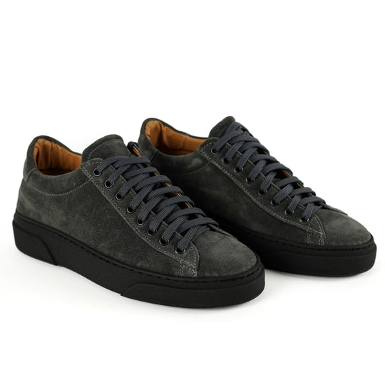 Sneakers Londra in Camoscio Grigio