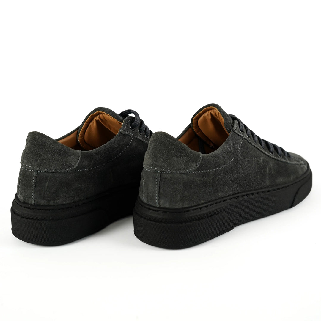 Sneakers Londra in Camoscio Grigio
