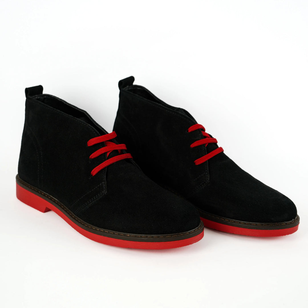 Polacchine Flavio in Camoscio Nero