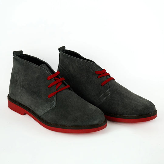 Polacchine Flavio in Camoscio Grigio