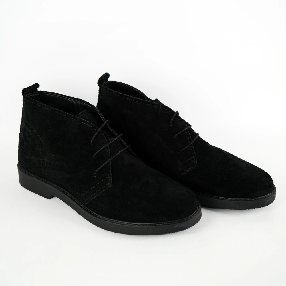 Polacchine Flavio in Camoscio Nero