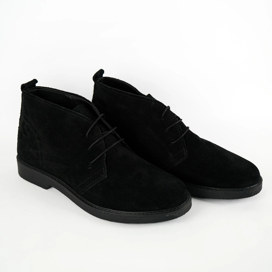 Polacchine Flavio in Camoscio Nero