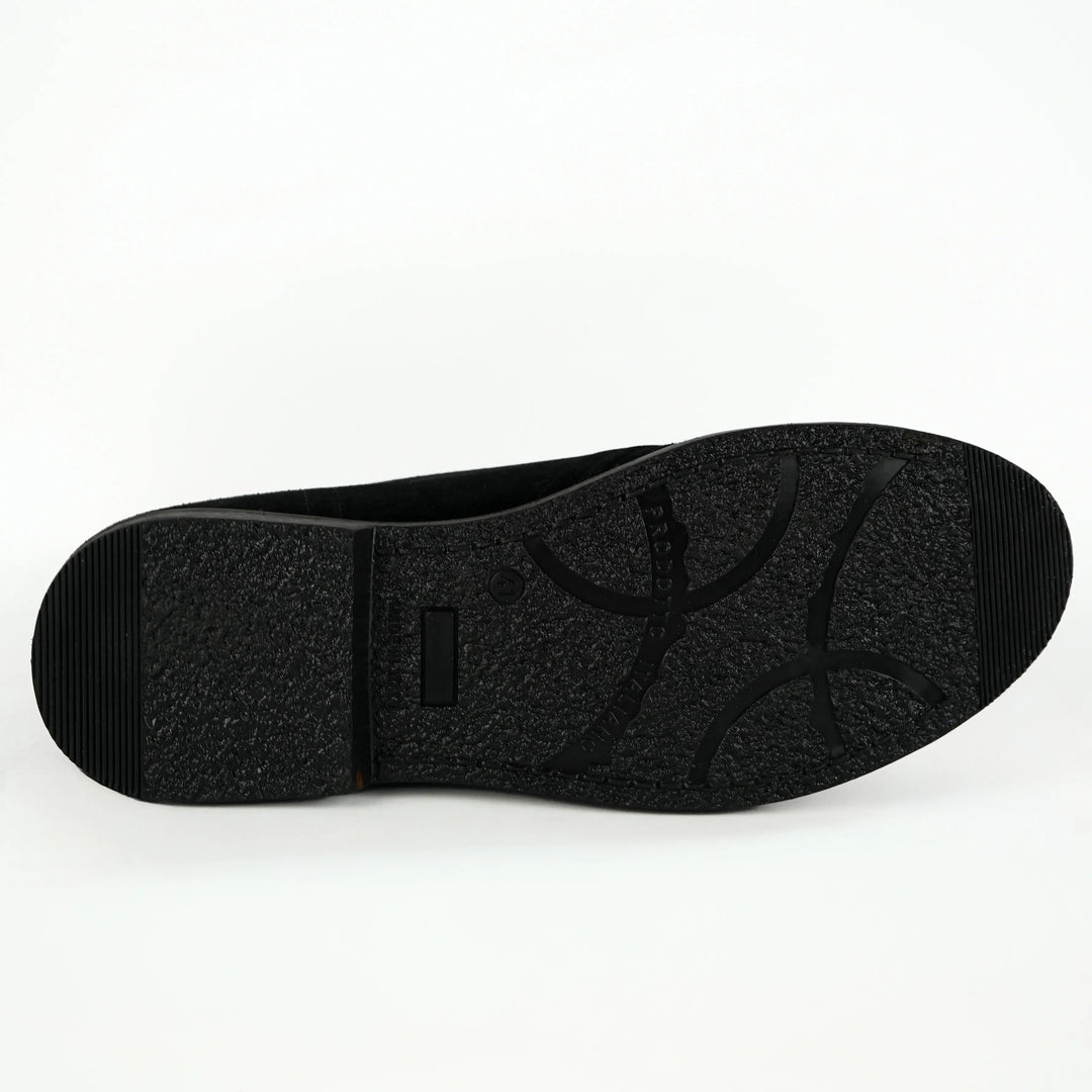 Polacchine Flavio in Camoscio Nero