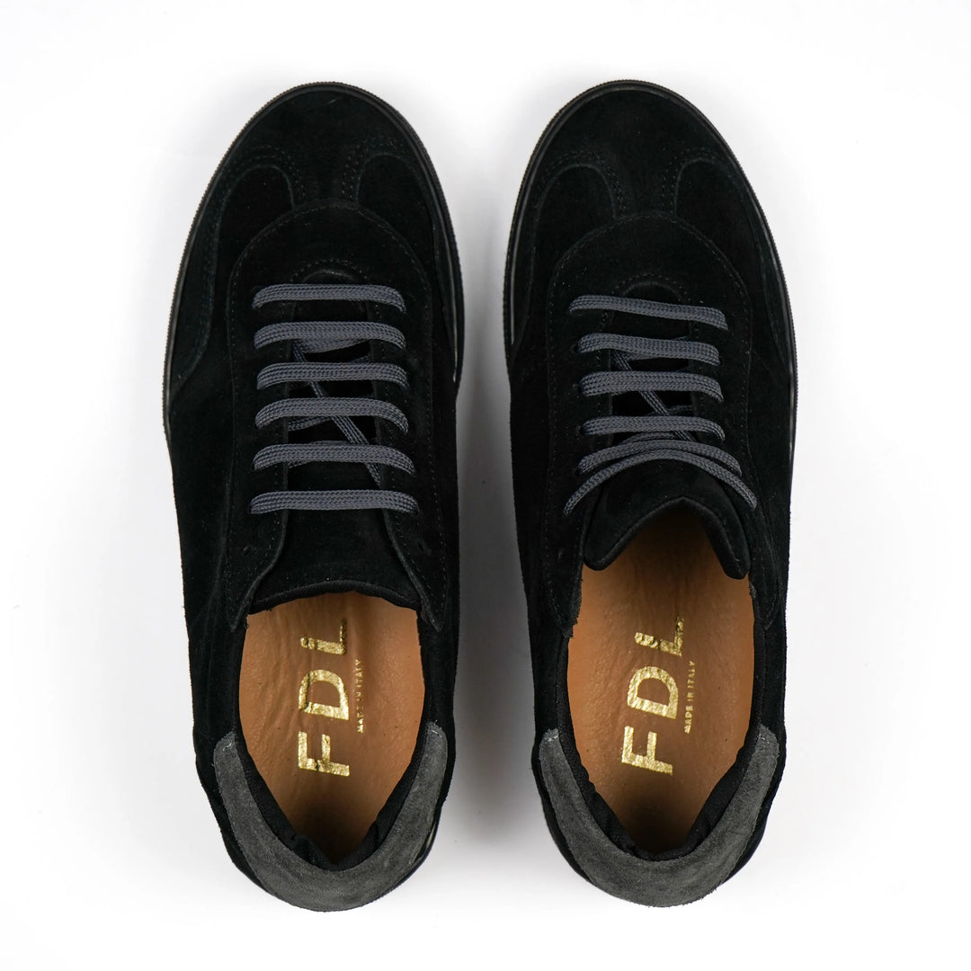 Sneakers Monaco 2.0 in Camoscio Nero
